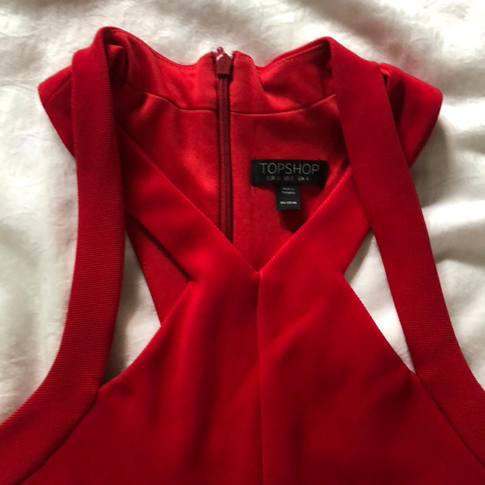 Red mini dress - Picture 3 of 3